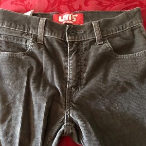 Levi’s size 27x27 gray 511 skinny corduroy jeans